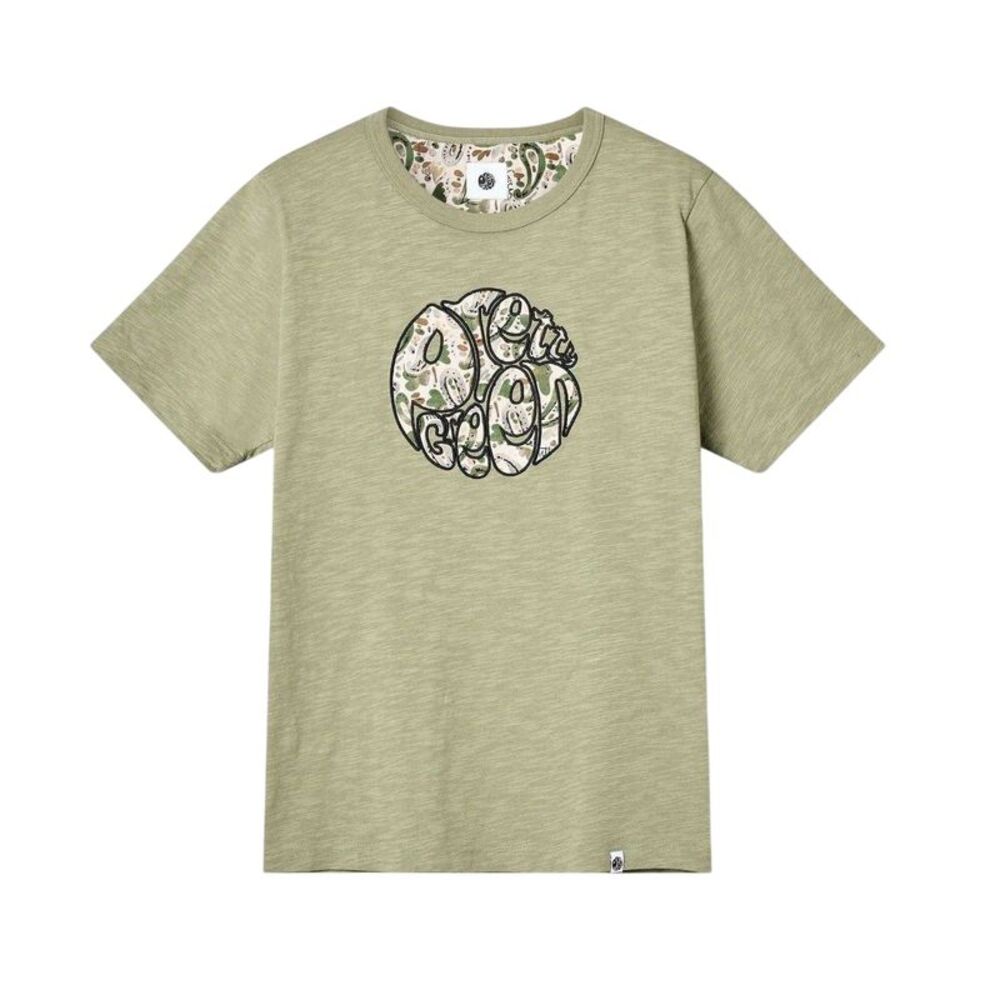Pretty Green Mens Aquarelle Crew Neck / Green